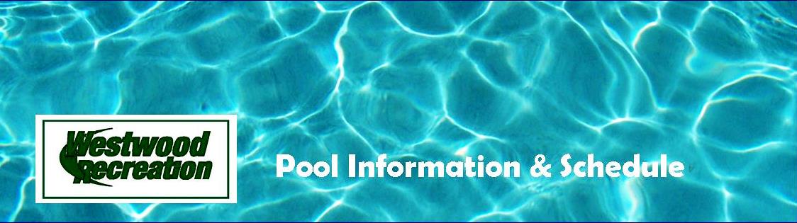 Pool Information and Schedule Banner