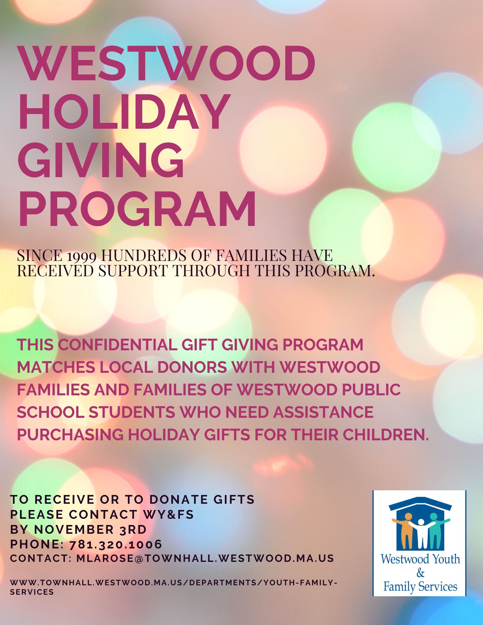 2023 Holiday Giving  flyer